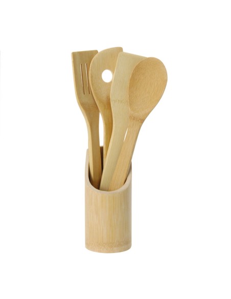 Juego de Utensilios de Bambú